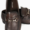 SEYMORE - BROWN
Leather Wide Fit Snaffle Loafers