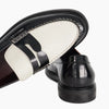 SASCHA - BLACK WHITE
Leather Penny Loafers