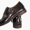 SATCHIN 2 - DARK BROWN
Wide Fit Double Buckle Monk Shoe