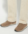 TREYSON - TAUPE
Lace-Up Suede Runner Trainer