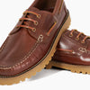ST BART - TAN
Leather Lace Detail Boat Shoes