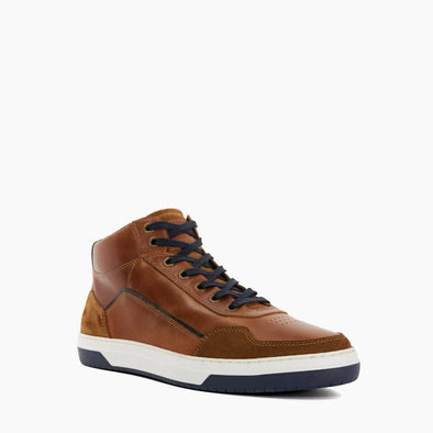 SYDNIES - TAN
Contrast Perforated High Top Trainers