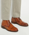 MATIAS - TAN
Wide Fit Toe Cap Detail Leather Ankle Boot