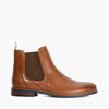 MCKINLEY - TAN
Leather Contrast Sole Wide Fit Chelsea Boots