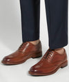 SOLIHULL - TAN
Toe-Cap Leather Lace-Up Shoes
